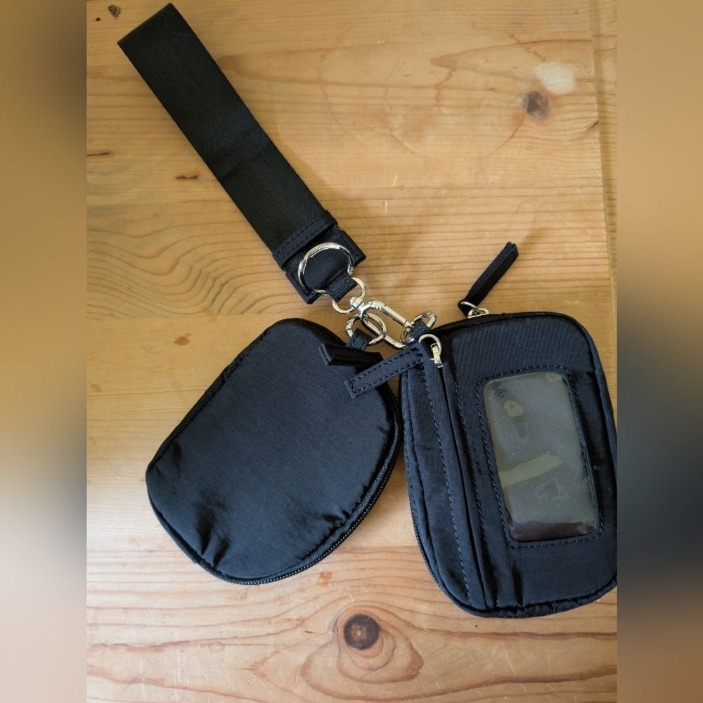 Minimalist Black Wristlet Wallet BNNU